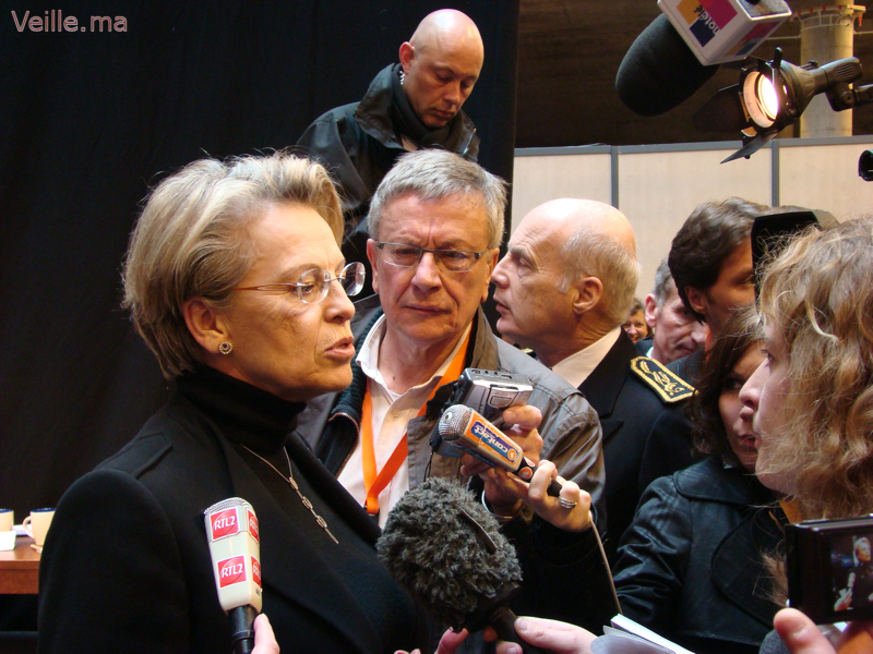 Conférence de presse de Madame Michel Alliot Marie